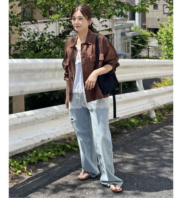 JOURNAL STANDARD「《追加》リネンミリタリージャケット」|ミリタリージャケット|