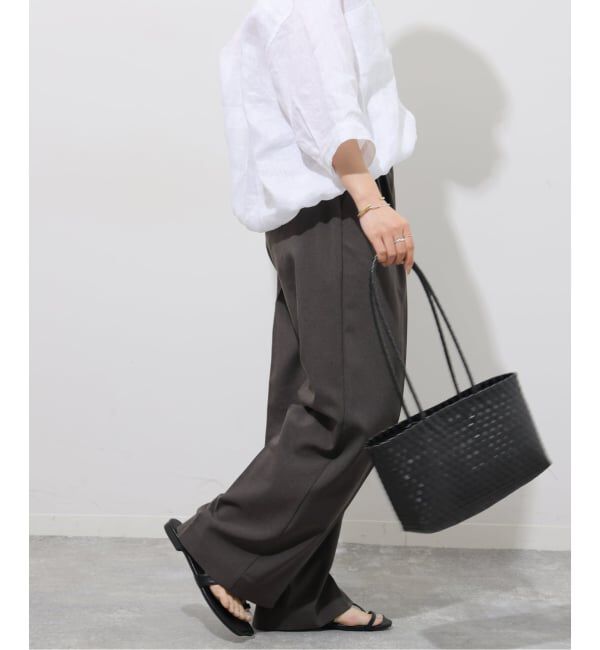JOURNAL STANDARD relume「《WEB限定追加2》マットウースフレアタックパンツ」|スラックス|