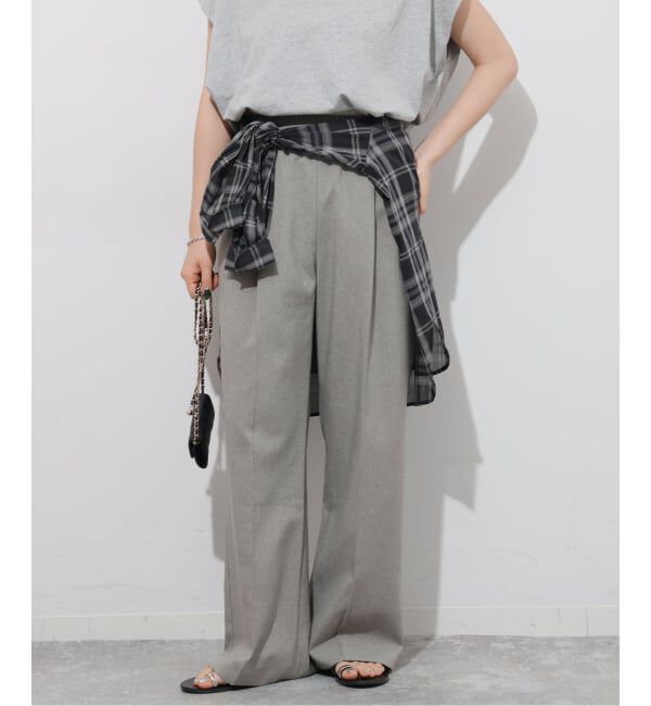 JOURNAL STANDARD relume「《WEB限定追加2》マットウースフレアタックパンツ」|スラックス|