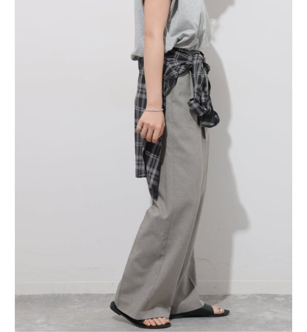 JOURNAL STANDARD relume「《WEB限定追加2》マットウースフレアタックパンツ」|スラックス|