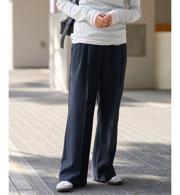 JOURNAL STANDARD relume「《WEB限定追加2》マットウースフレアタックパンツ」|スラックス|