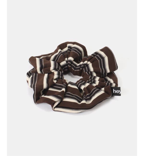 JOURNAL STANDARD「【HEYEP/ヘイップ】MULTI STRIPE KNIT SCRUNCHIE」|その他|ブラウン