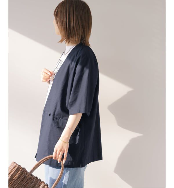 JOURNAL STANDARD relume「［手洗い可］リネンコットンハーフスリーブジャケット」|その他|