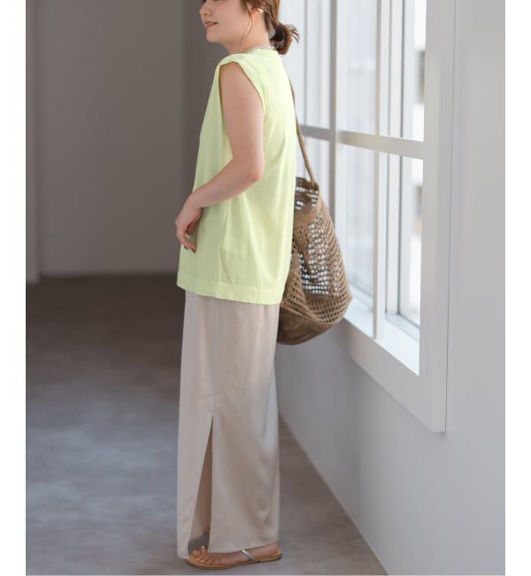 Spick and Span「《新色有り / 追加》ATON/エイトン FRESCA SINGLE JERSEY TANK TOP」|タンクトップ|