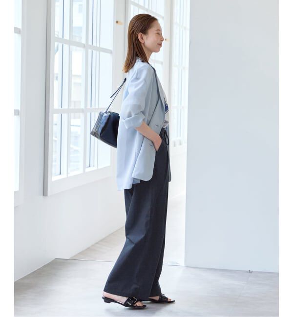 U by SPICK&SPAN「《追加2》シアーオーバージャケット」|テーラードジャケット|