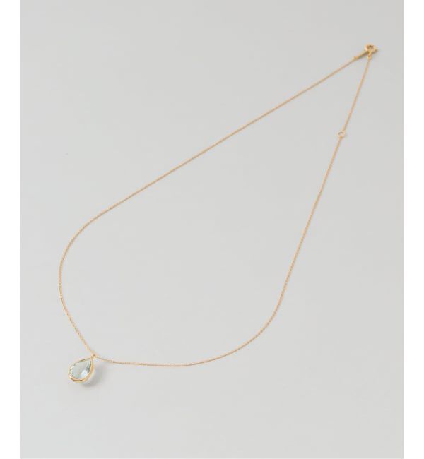 Spick and Span「《WEB限定》【SAMH by LILAS】グリーンアメジストネックレス SVK18GP」|ネックレス|