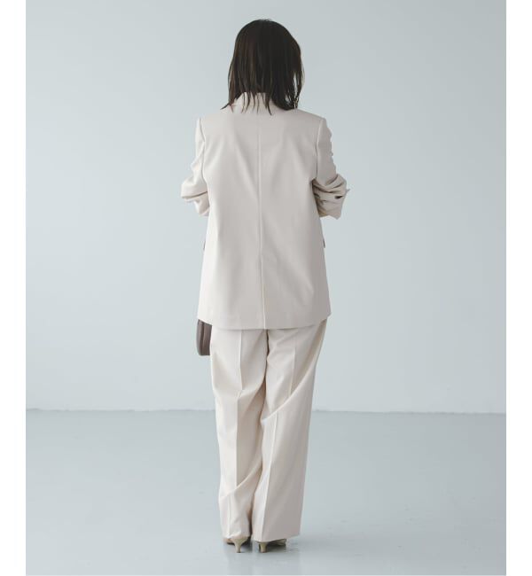NOBLE「《追加・セットアップ対応》エステルツイルピークドラペルジャケット」|テーラードジャケット|
