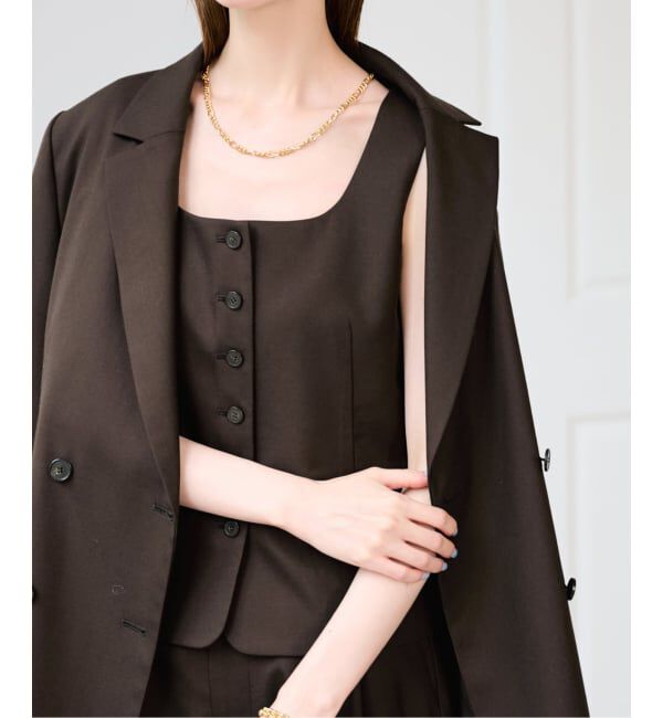 U by SPICK&SPAN「《予約》ツイルストレッチベスト」|その他|