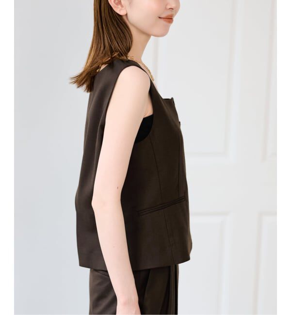 U by SPICK&SPAN「《予約》ツイルストレッチベスト」|その他|