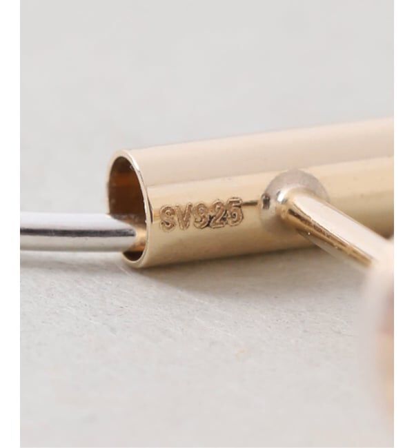 Spick and Span「《WEB限定》【SAMH by LILAS】コンビサークルピアス SV（両耳）」|ピアス|