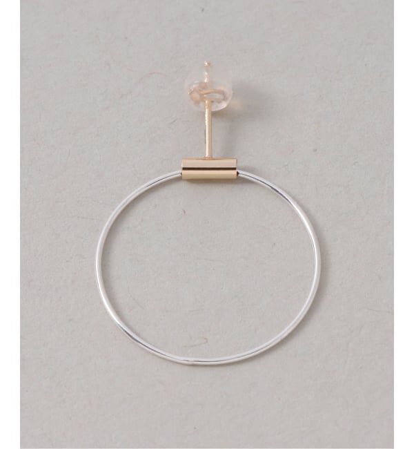 Spick and Span「《WEB限定》【SAMH by LILAS】コンビサークルピアス SV（両耳）」|ピアス|