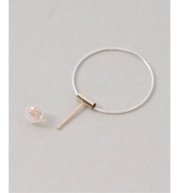 Spick and Span「《WEB限定》【SAMH by LILAS】コンビサークルピアス SV（両耳）」|ピアス|