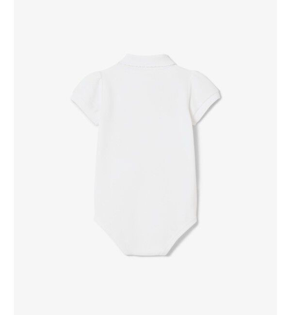 LACOSTE「ベビーズ鹿の子地ボディスーツ」|ロンパース|