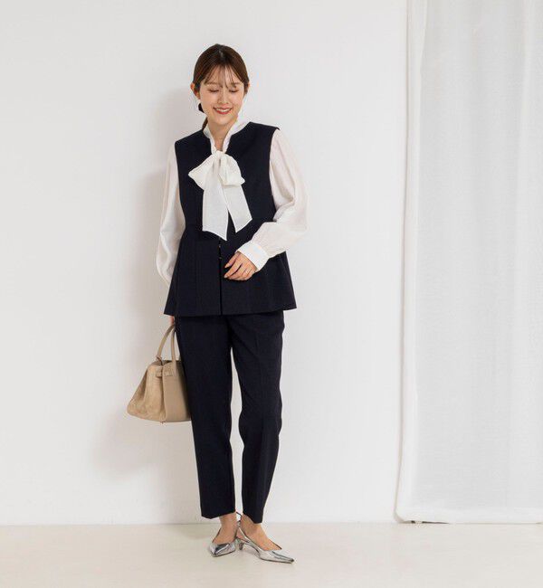 NOLLEY'S「《セットアップ対応》ウォッシャブルサージストレッチストレートパンツ」|その他|