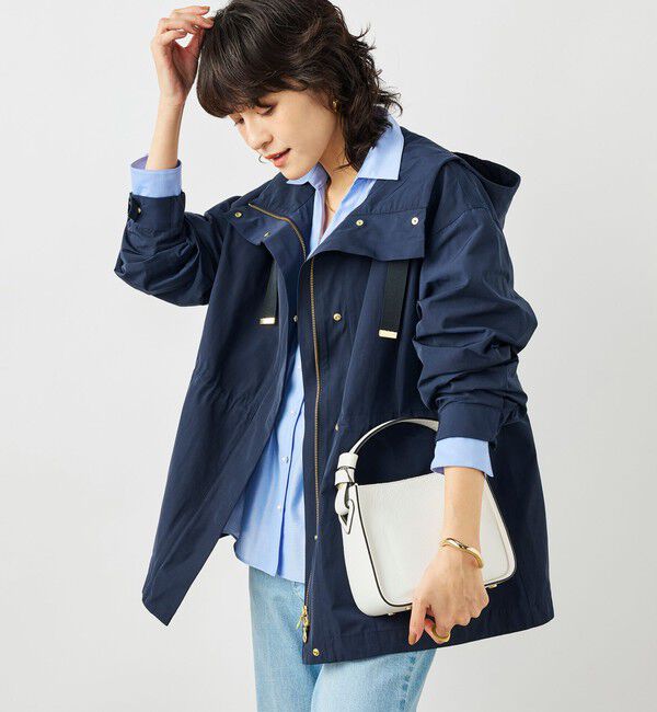 NOLLEY'S「【WEB＆一部店舗限定色アイテム】ウォッシャブル2WAY撥水フーテッドブルゾン」|ブルゾン・スタジャン|