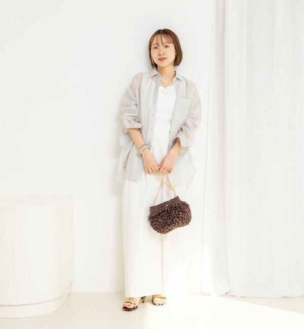 NOLLEY'S「【一部WEB限定サイズ】《撥水》ウォッシャブル撥水ワイドラップパンツ」|その他|