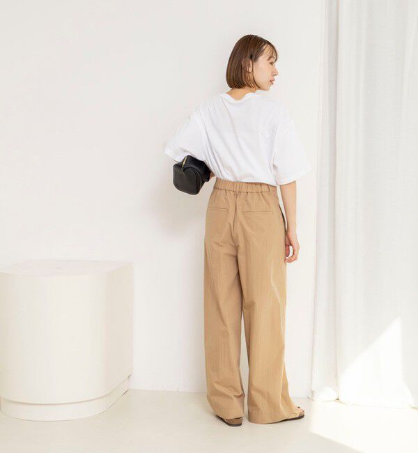 NOLLEY'S「【一部WEB限定サイズ】《撥水》ウォッシャブル撥水ワイドラップパンツ」|その他|