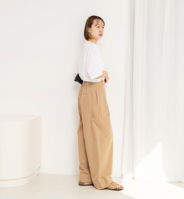 NOLLEY'S「【一部WEB限定サイズ】《撥水》ウォッシャブル撥水ワイドラップパンツ」|その他|