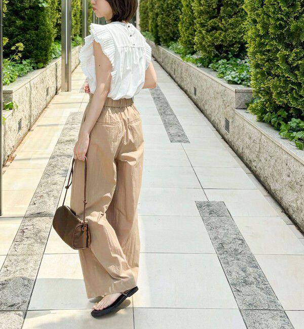 NOLLEY'S「【一部WEB限定サイズ】《撥水》ウォッシャブル撥水ワイドラップパンツ」|その他|