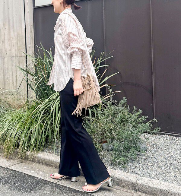 NOLLEY'S sophi「《撥水》カットジョーゼットスリットパンツ」|その他|