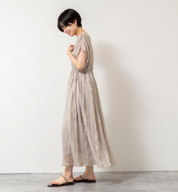 NOLLEY'S「【WEB限定】ウォッシャブルシアーチェックワンピース」|ワンピース|