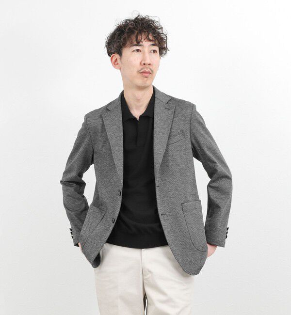NOLLEY'S goodman「強撚シルクコットン 成型スキッパーニットポロ 26SS / ウォッシャブル」|ポロシャツ|