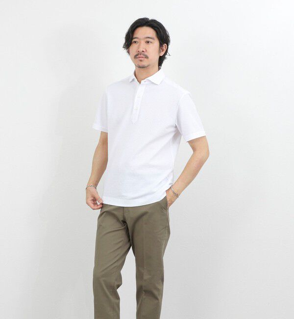 NOLLEY'S goodman「【BECシリーズ】《ビジカジ対応》サッカーテープポロシャツ / ビズポロ /26SS」|ポロシャツ|
