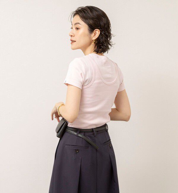 MAQWEL「【MAQWEL/マクウェル】ウォッシャブルCOTTON RIB タンクトップ」|タンクトップ|
