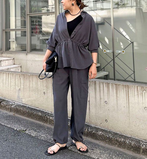 NOLLEY'S「《セットアップ対応》ウォッシャブルサンドウォッシュカーゴパンツ」|カーゴ|
