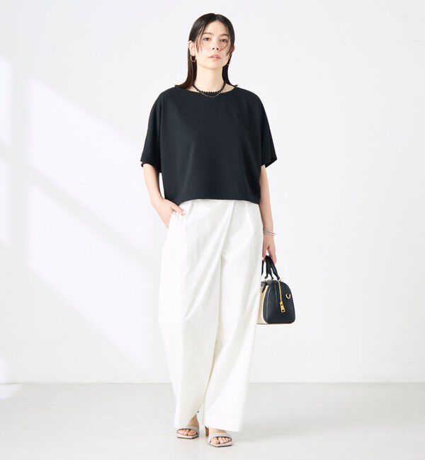 NOLLEY'S「《アンサンブル対応》ウォッシャブルイージーケアカノコケーププルオーバー」|Tシャツ・カットソー|