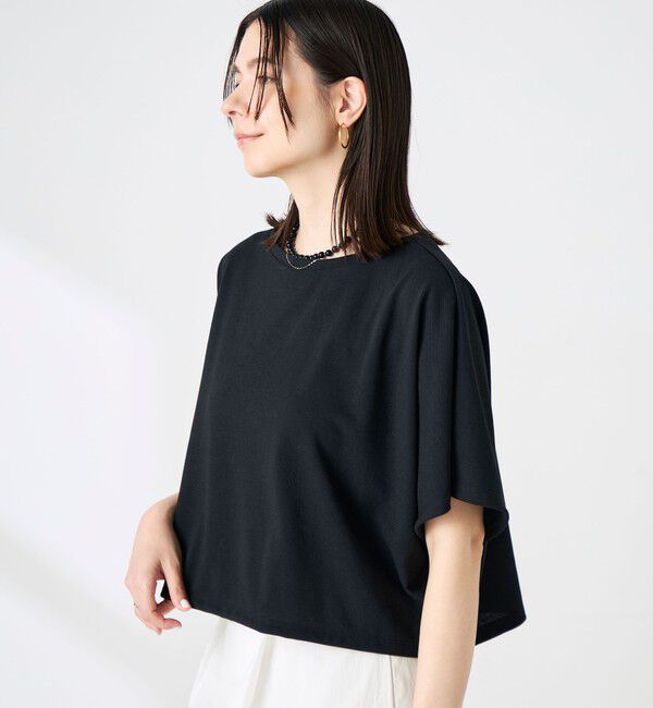 NOLLEY'S「《アンサンブル対応》ウォッシャブルイージーケアカノコケーププルオーバー」|Tシャツ・カットソー|