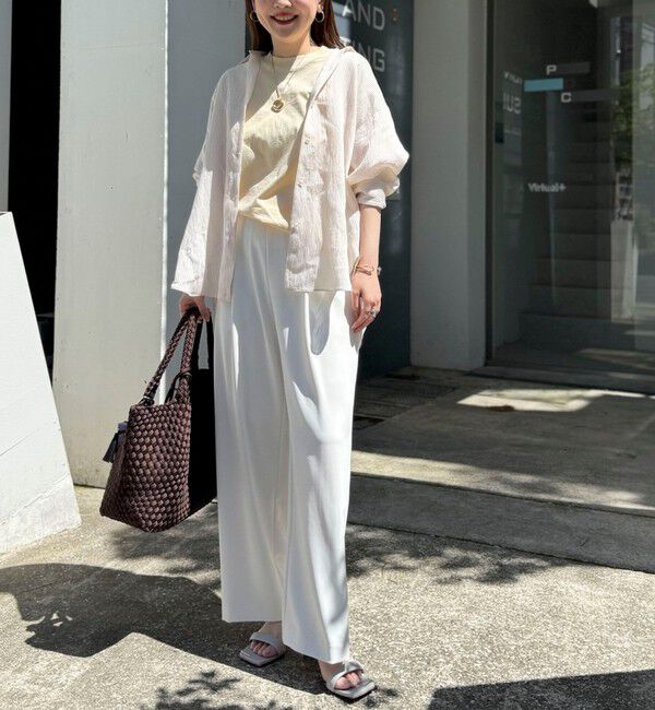NOLLEY'S sophi「ウォッシャブル72/2超長綿オーバーサイズT」|Tシャツ・カットソー|