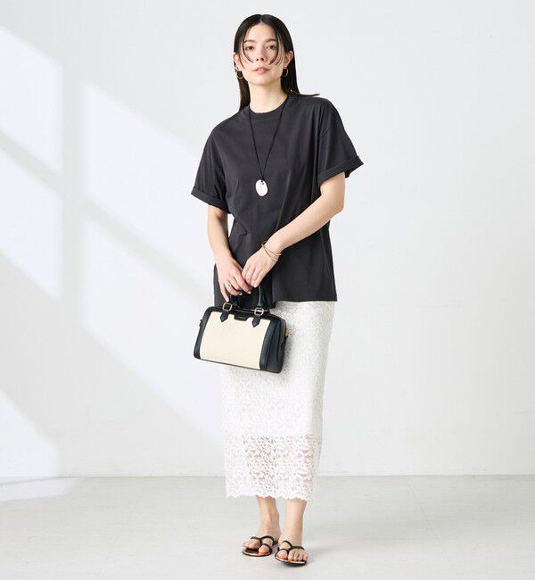 NOLLEY'S sophi「ウォッシャブル72/2超長綿オーバーサイズT」|Tシャツ・カットソー|