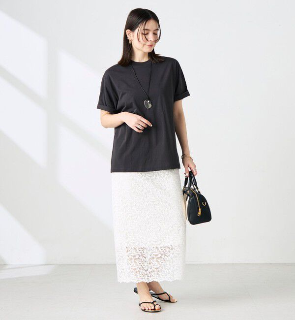 NOLLEY'S sophi「ウォッシャブル72/2超長綿オーバーサイズT」|Tシャツ・カットソー|