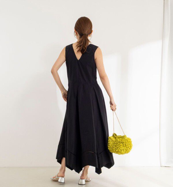 NOLLEY'S「【MARILYN MOON/マリリーンムーン】ledder lace handkerchief skirt dress」|ワンピース|