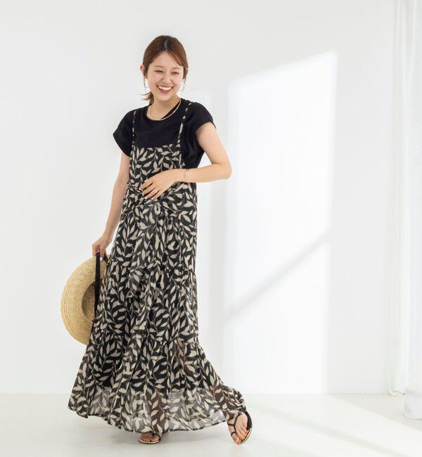 NOLLEY'S「《ノーリーズオリジナル美容Tシャツ》シルクアミノ酸加工オーバーノースリーブ」|Tシャツ・カットソー|