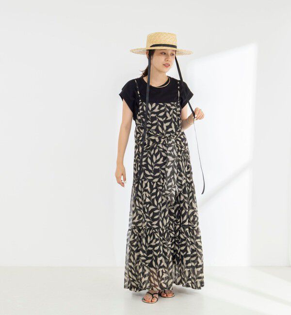 NOLLEY'S「《ノーリーズオリジナル美容Tシャツ》シルクアミノ酸加工オーバーノースリーブ」|Tシャツ・カットソー|