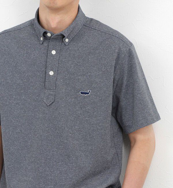 NOLLEY'S goodman「《ビジカジ対応》クジラ Polo ボタンダウンポロシャツ 26SS」|ポロシャツ|グレー
