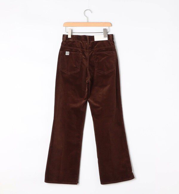 Rie Miller「《5サイズ展開》【RM denim】ウォッシャブルセンタープレス裾デザインコーデュロイパンツ」|チノ|