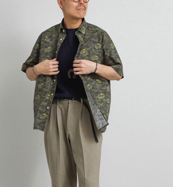 NOLLEY'S goodman「総柄BDシャツ 26SS」|シャツ・ブラウス|