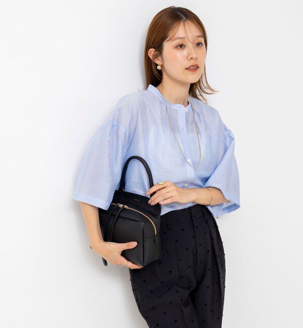 NOLLEY'S「【BECシリーズ】ウォッシャブル袖2ＷAYシアーブラウス」|シャツ・ブラウス|