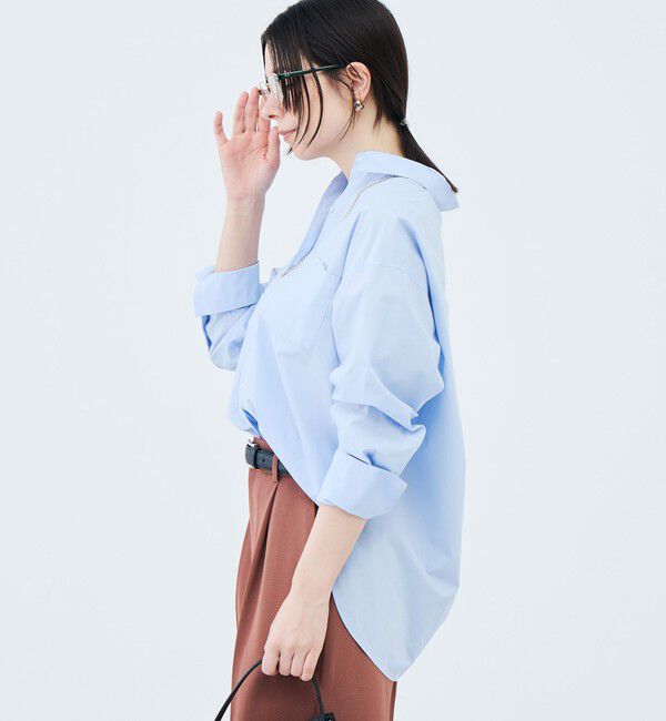 NOLLEY'S sophi「ウォッシャブルタイプライター2WAYシャツ」|シャツ・ブラウス|