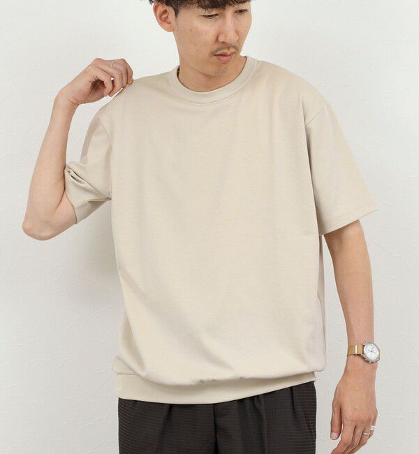 NOLLEY'S goodman「JQ裏メッシュTシャツ ジャカード 26SS」|Tシャツ・カットソー|ベージュ