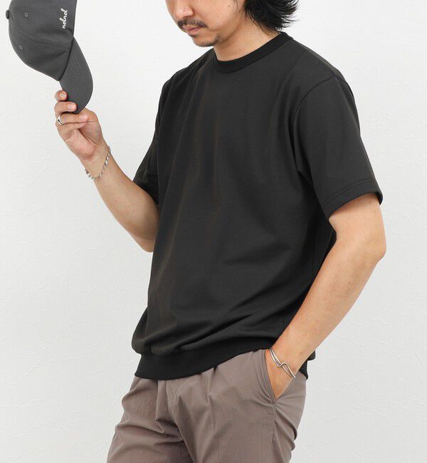 NOLLEY'S goodman「JQ裏メッシュTシャツ ジャカード 26SS」|Tシャツ・カットソー|ブラック