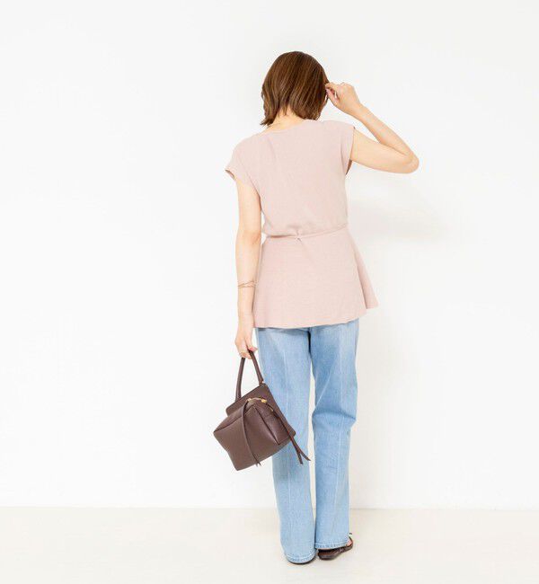 NOLLEY'S sophi「《セットアップ対応》ウォッシャブルペプラムプルオーバー」|ニット・セーター|