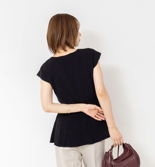 NOLLEY'S sophi「《セットアップ対応》ウォッシャブルペプラムプルオーバー」|ニット・セーター|