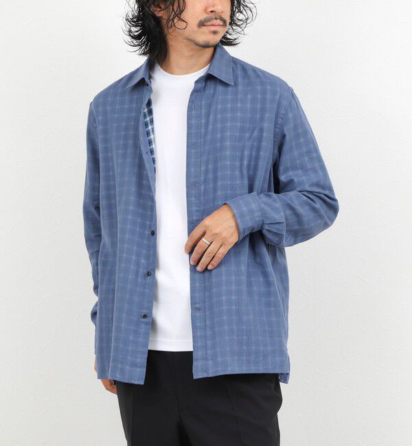 NOLLEY'S goodman「ダブルガーゼ レギュラーカラーオーバーシャツ 26AW」|シャツ・ブラウス|