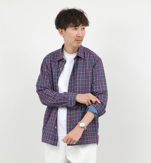 NOLLEY'S goodman「ダブルガーゼ レギュラーカラーオーバーシャツ 26AW」|シャツ・ブラウス|