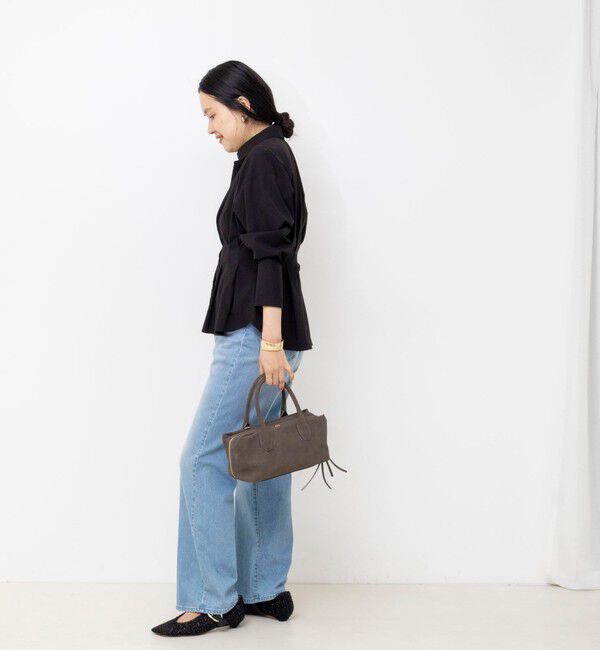 NOLLEY'S sophi「【一部WEB限定カラー】ウォッシャブルウエストタックストレッチシャツ」|シャツ・ブラウス|