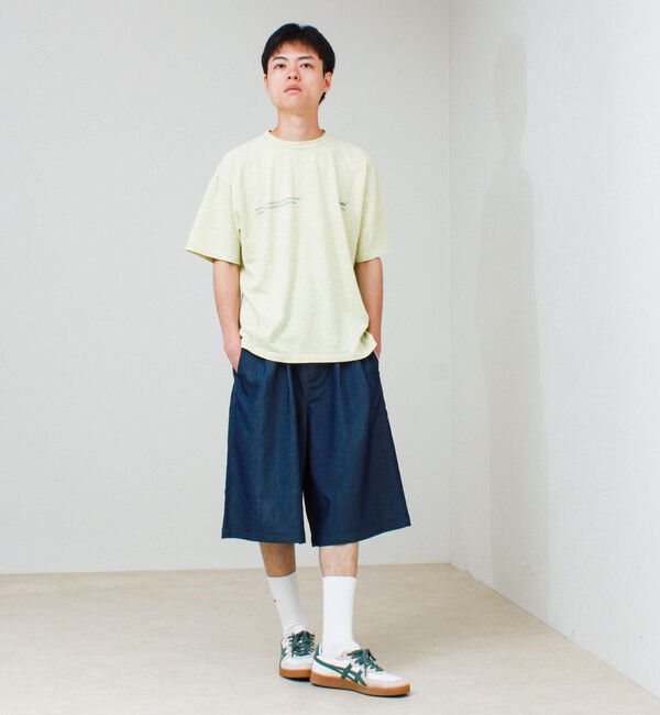 GLOSTER「【SCREEN STARS/スクリーンスターズ】杢ボディ染め 配色ロゴ クルーネックカラーＴシャツ」|Tシャツ・カットソー|